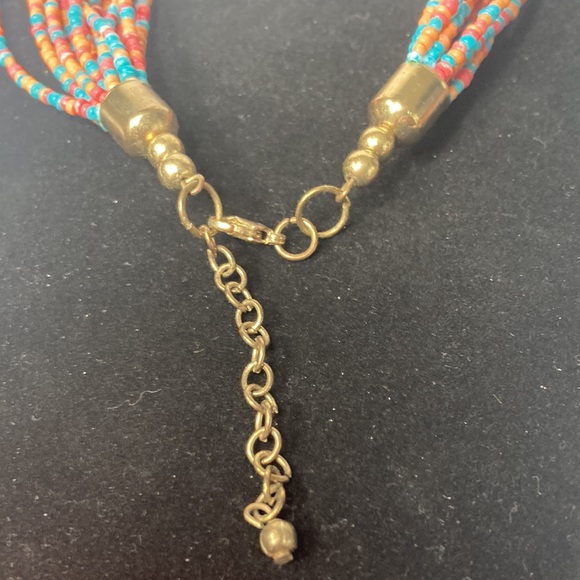 23" 14 Strand Colorful Beaded Necklace - Picture 6 of 7